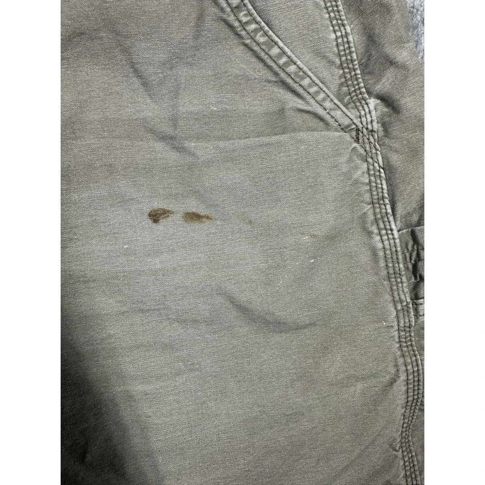 Carhartt B144 LBR Canvas Work Shorts Mens 40 Brown Utility Carpenter Cotton